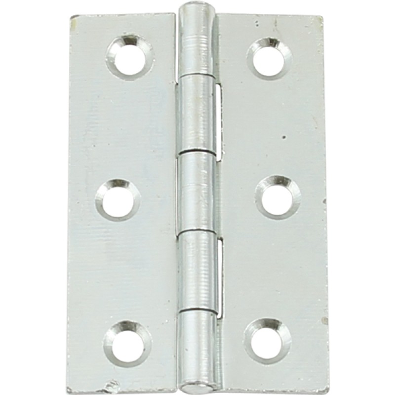 Pair Of Zinc Plated Door Hinges 75mm X 49mm 3630